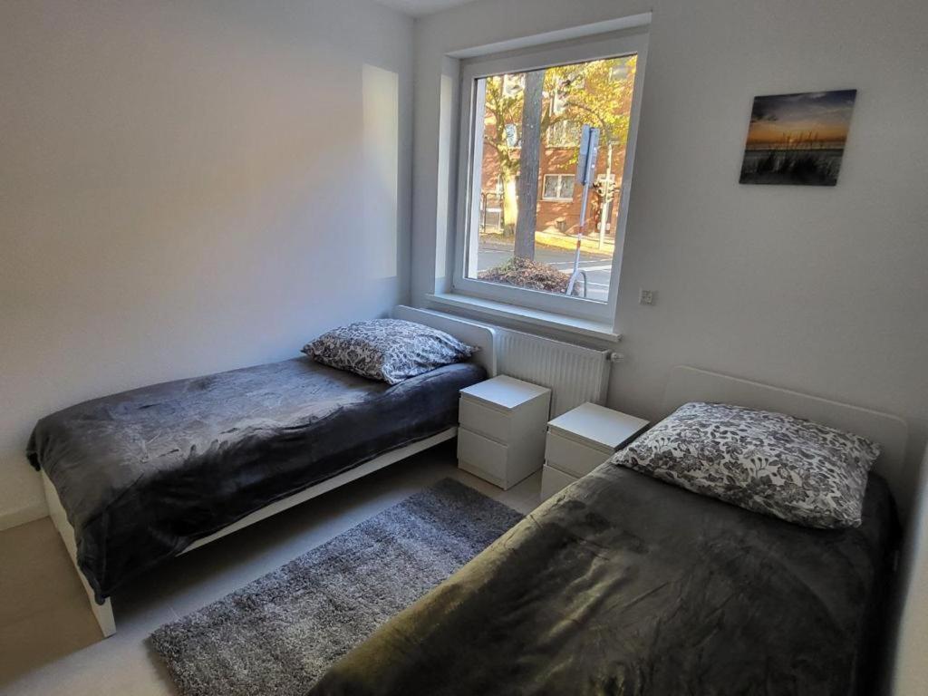 Monteurzimmer Mit Zwei Einzelnen Betten In Einer 3Zi Wohnung Mit Kuche Und Bad Оснабрюк Экстерьер фото